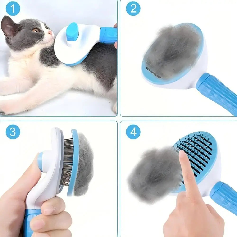 Spazzola Cardatore Autopulente con Rilascio a Un Clic