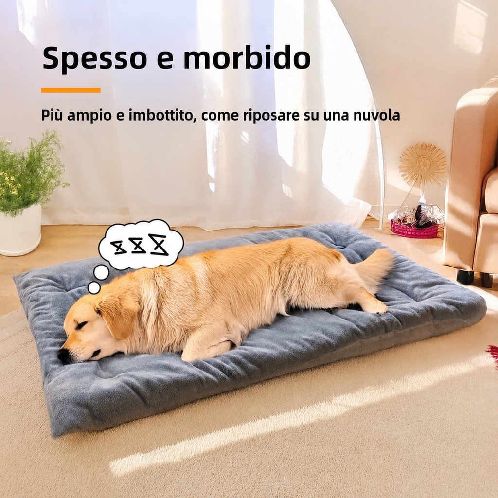 Materasso Cuccia Extra Large in Peluche per Cani