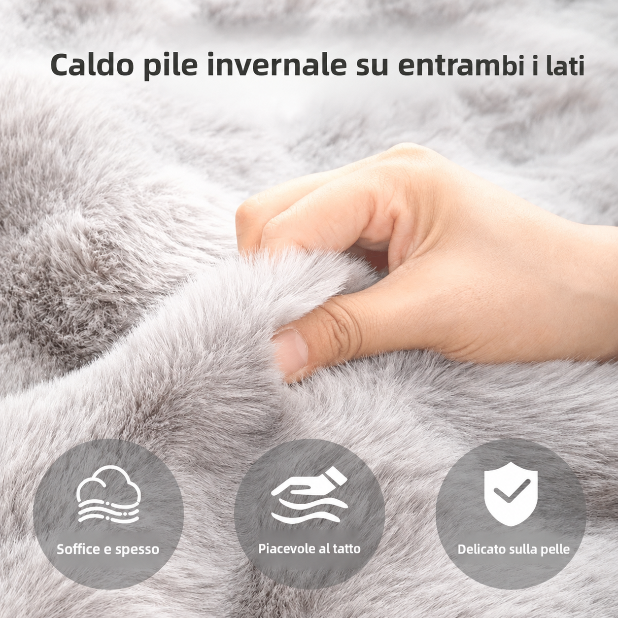 Materasso Cuccia Extra Large in Peluche per Cani