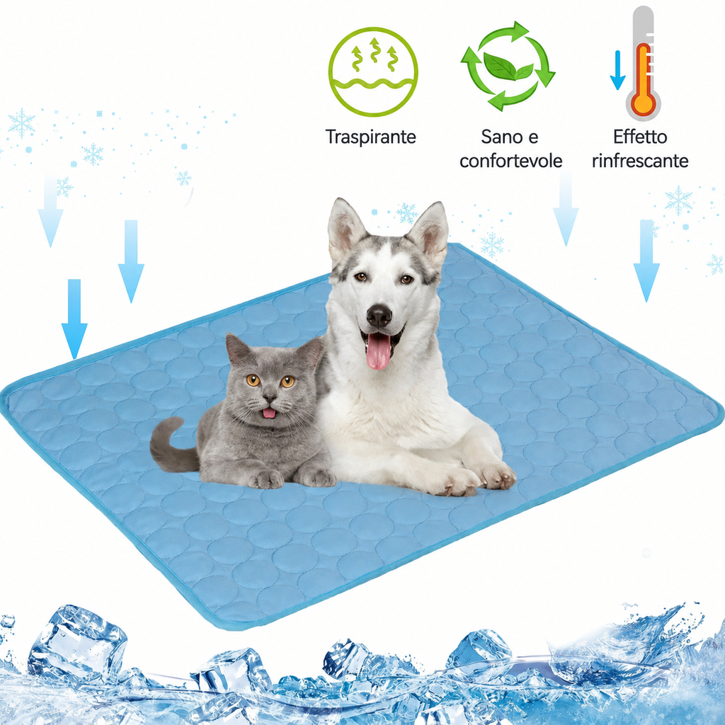 Tappetino Rinfrescante Estivo per Cani e Gatti