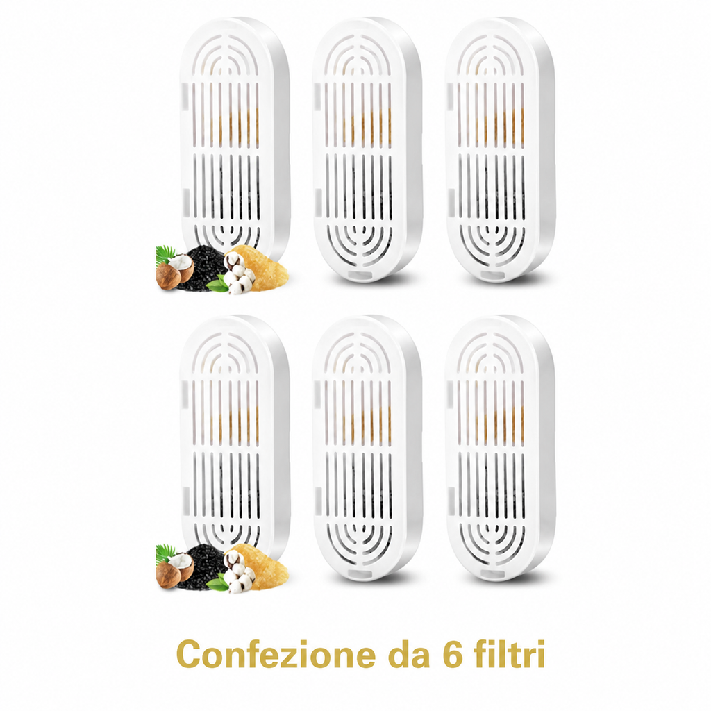 Filtri di Ricambio a Carboni Attivi per Fontanella Automatica 2,5 L