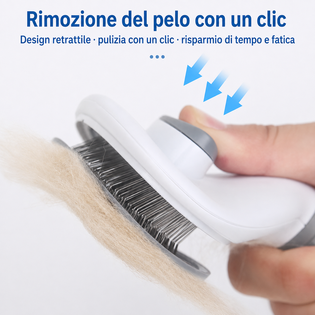 Spazzola Cardatore Autopulente con Rilascio a Un Clic — foto 11