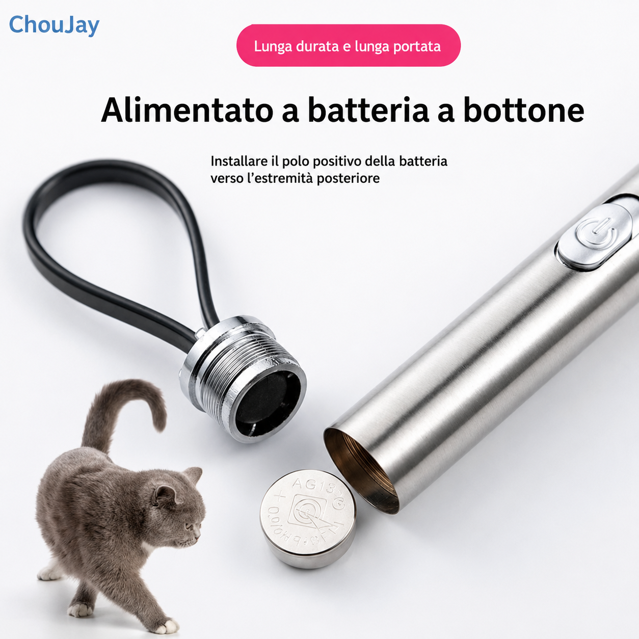 Penna Laser Multi-Disegno Ricaricabile per Gatti