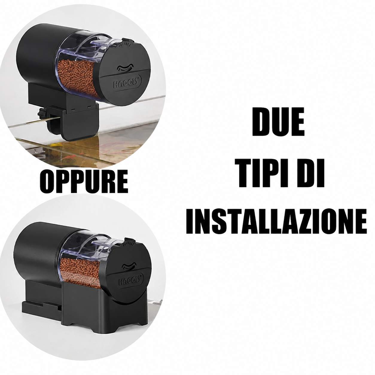 Mangiatoia Automatica Programmabile da 100 ml per Acquari