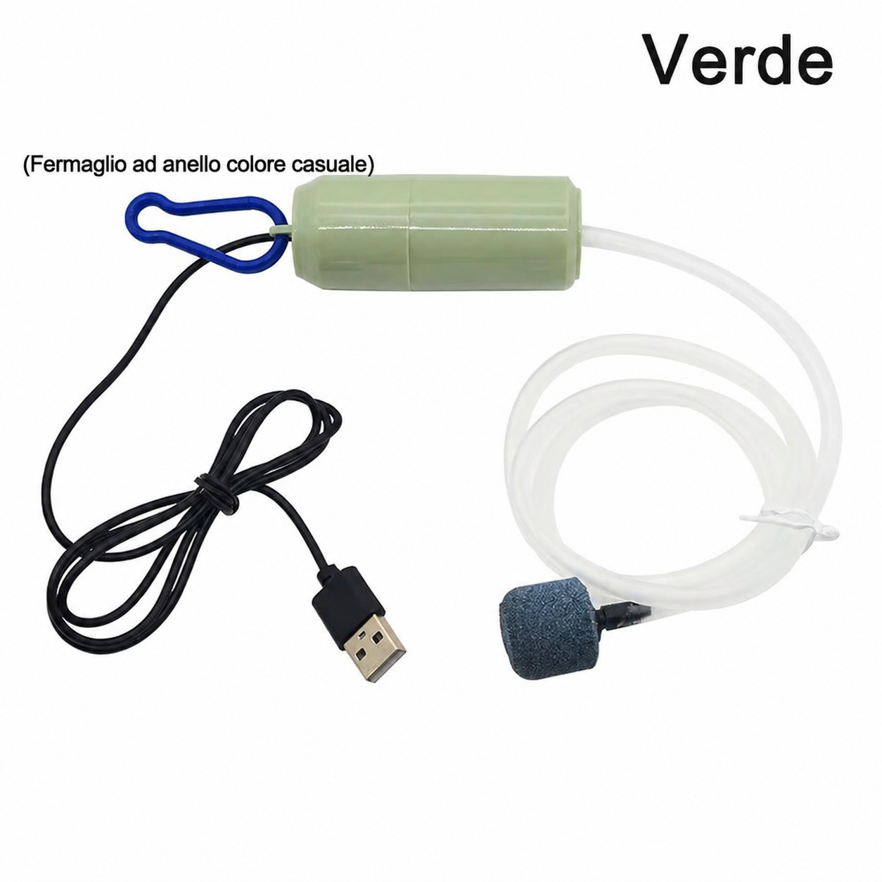 Pompa d'Aria USB Silenziosa per Acquari