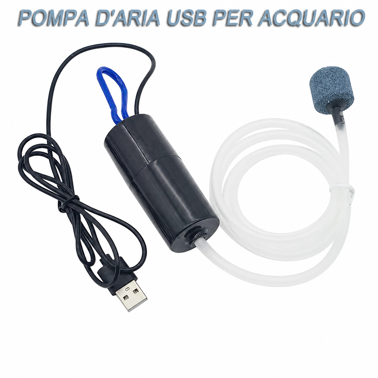 Pompa d'Aria USB Silenziosa per Acquari