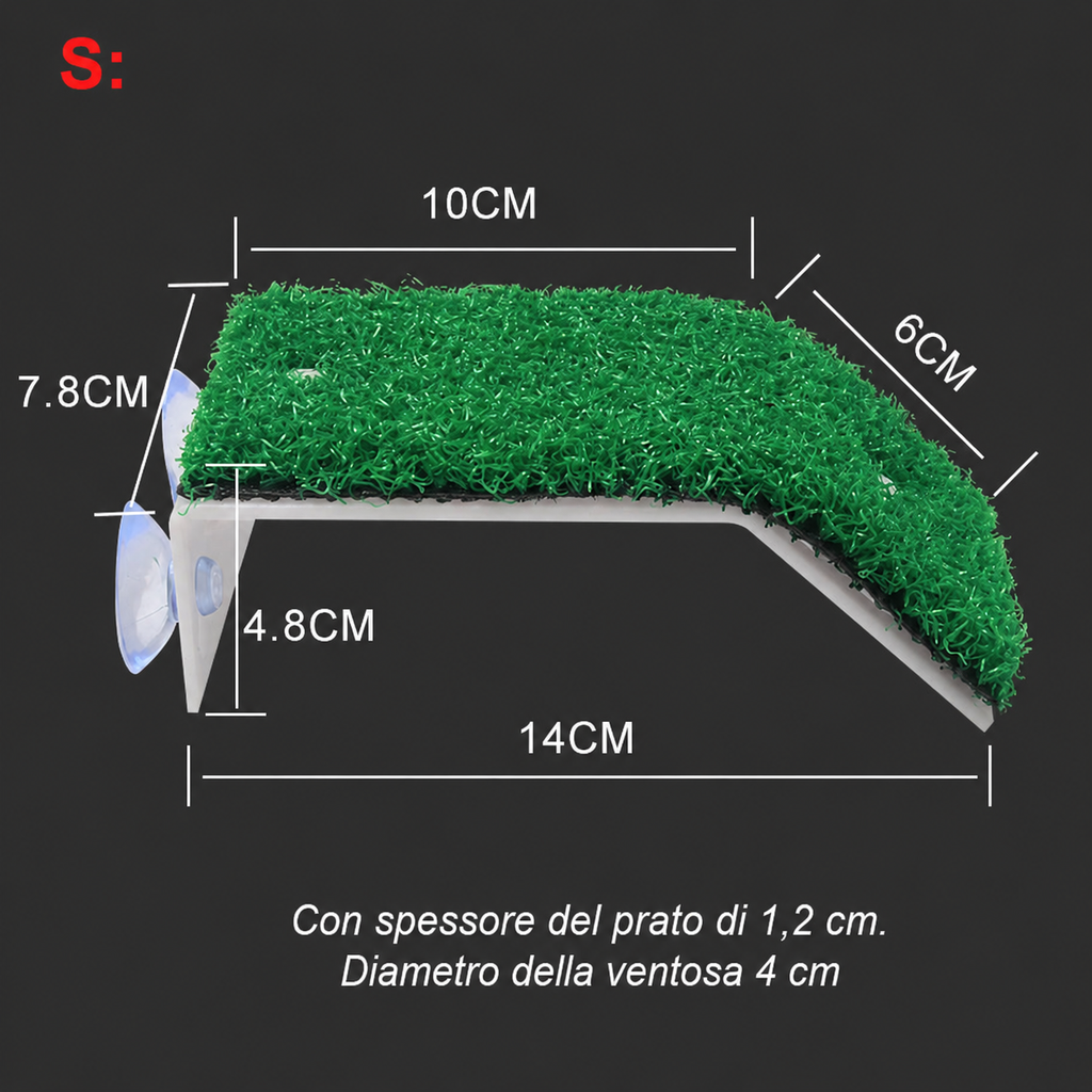 Piattaforma Galleggiante con Rampa per Tartarughe d'Acqua