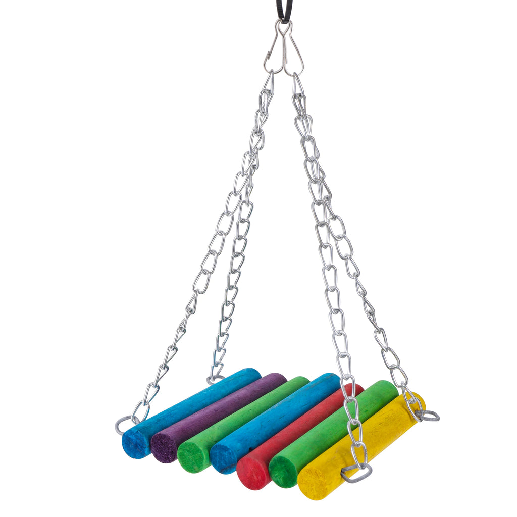 Set di Giochi da Gabbia per Pappagalli di Piccola Taglia