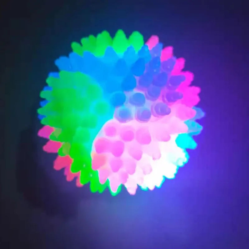 Palla Luminosa Elastica in TPR per Cani