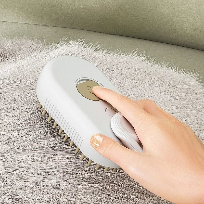 Spazzola Massaggiante 3 in 1 con Vaporizzatore