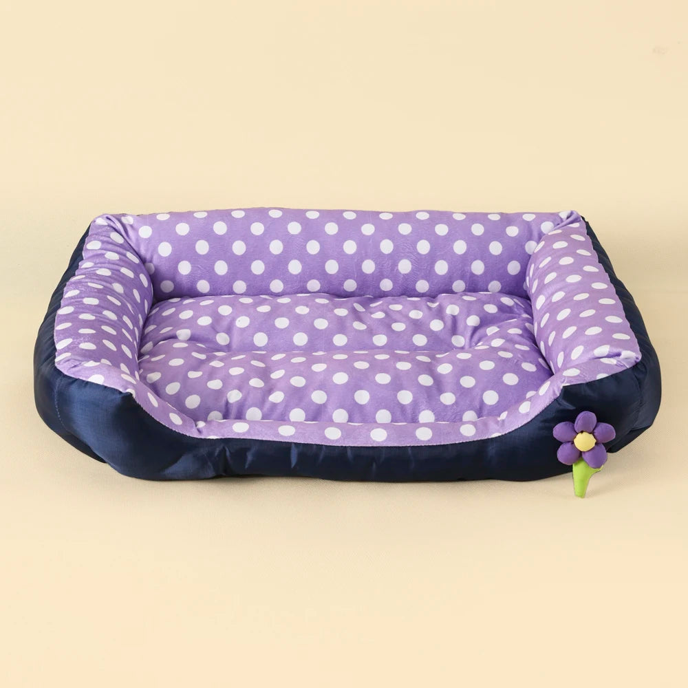 Cuccia Divano Quadrata Imbottita e Lavabile per Cani