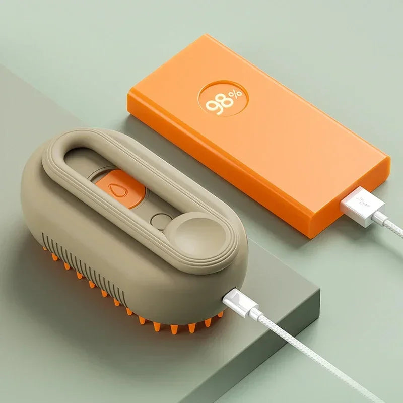 Spazzola Massaggiante 3 in 1 con Vaporizzatore