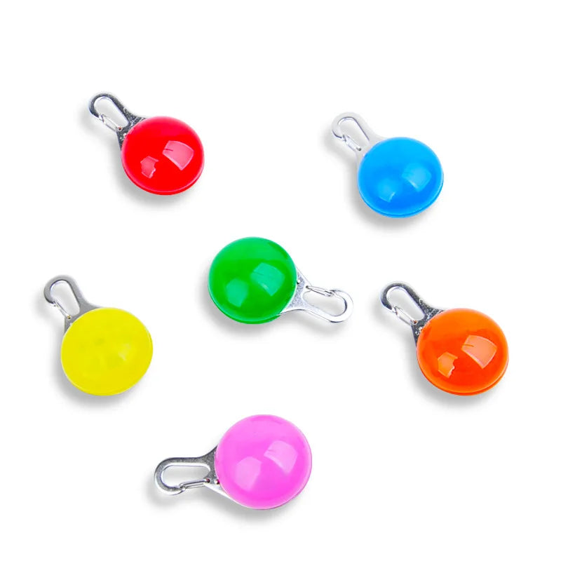 Ciondolo LED Ricaricabile USB per Collare di Cani e Gatti