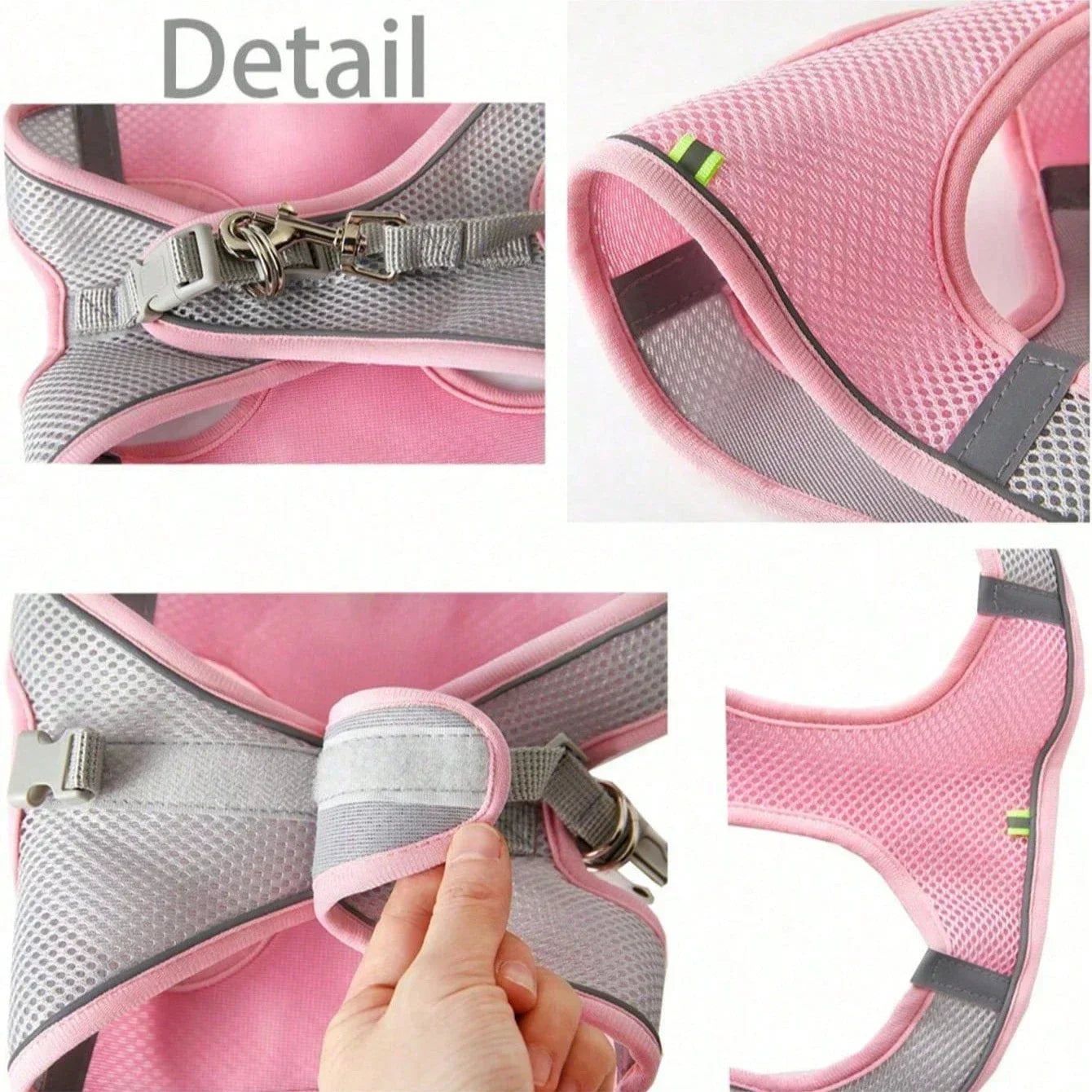 Set Pettorina e Guinzaglio Riflettente per Gatti