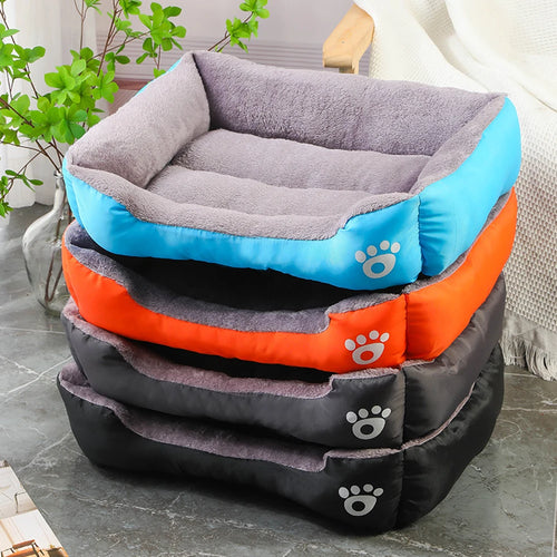 Cuccia Divano Quadrata Imbottita e Lavabile per Cani