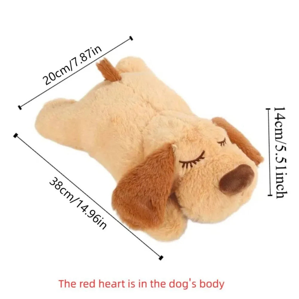 Peluche Antistress con Battito Cardiaco per il Sonno del Cane