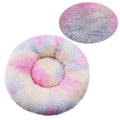 Cuccia Rotonda in Peluche Lavabile per Cani e Gatti