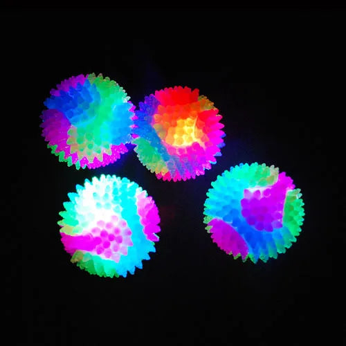 Palla Luminosa Elastica in TPR per Cani