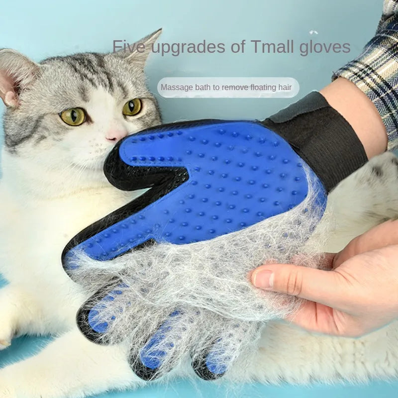 Guanti in Silicone per Toelettatura e Rimozione del Pelo