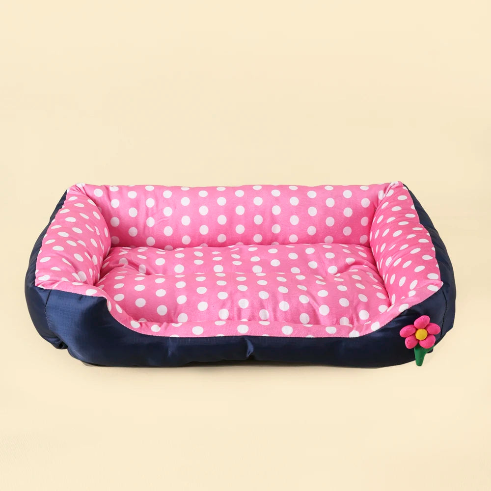 Cuccia Divano Quadrata Imbottita e Lavabile per Cani