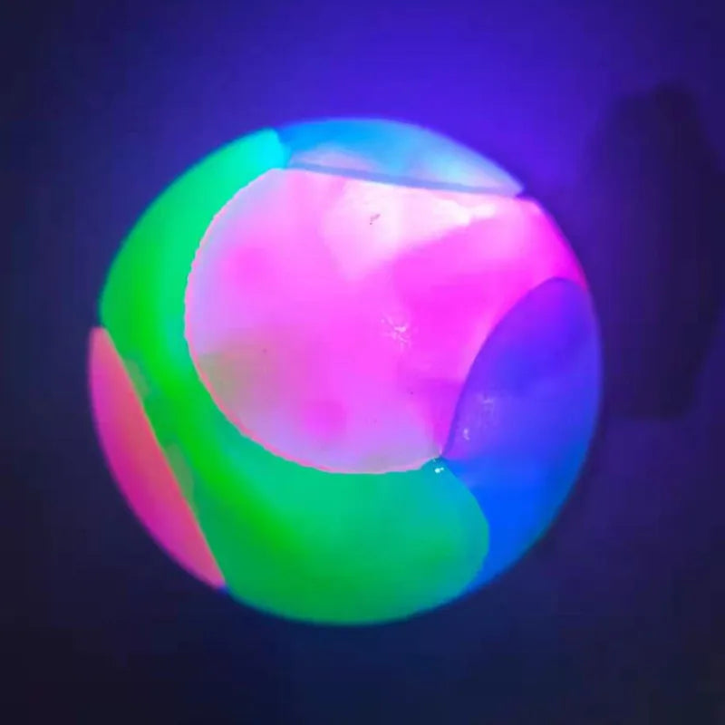 Palla Luminosa Elastica in TPR per Cani