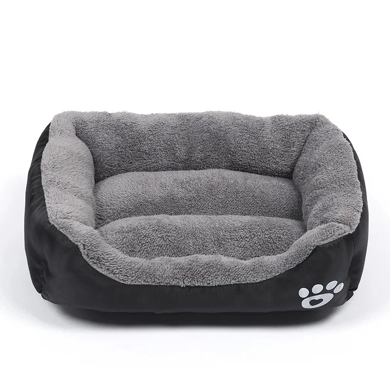 Cuccia Divano Quadrata Imbottita e Lavabile per Cani