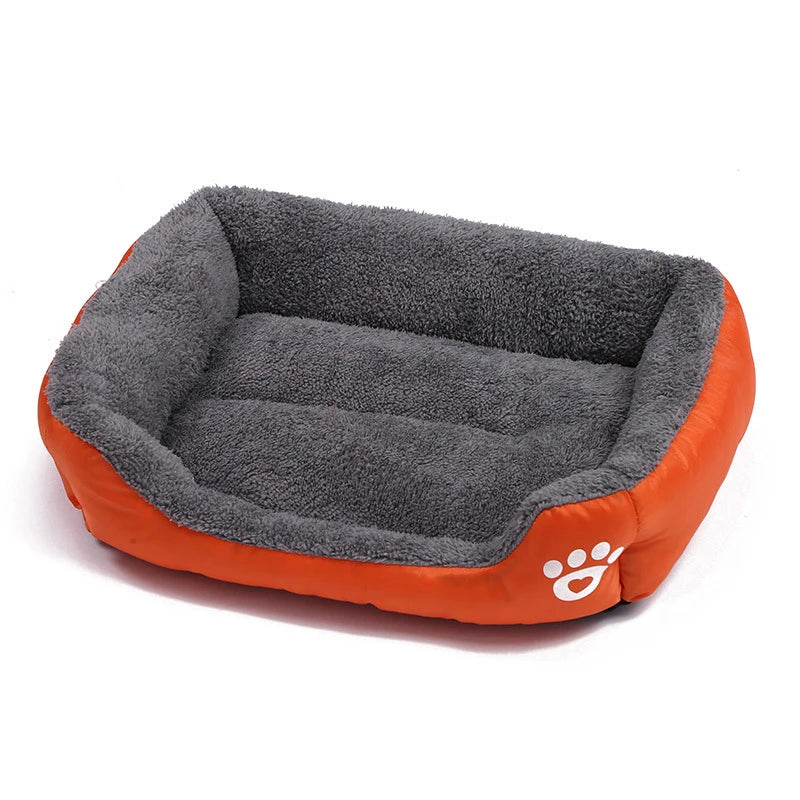 Cuccia Divano Quadrata Imbottita e Lavabile per Cani