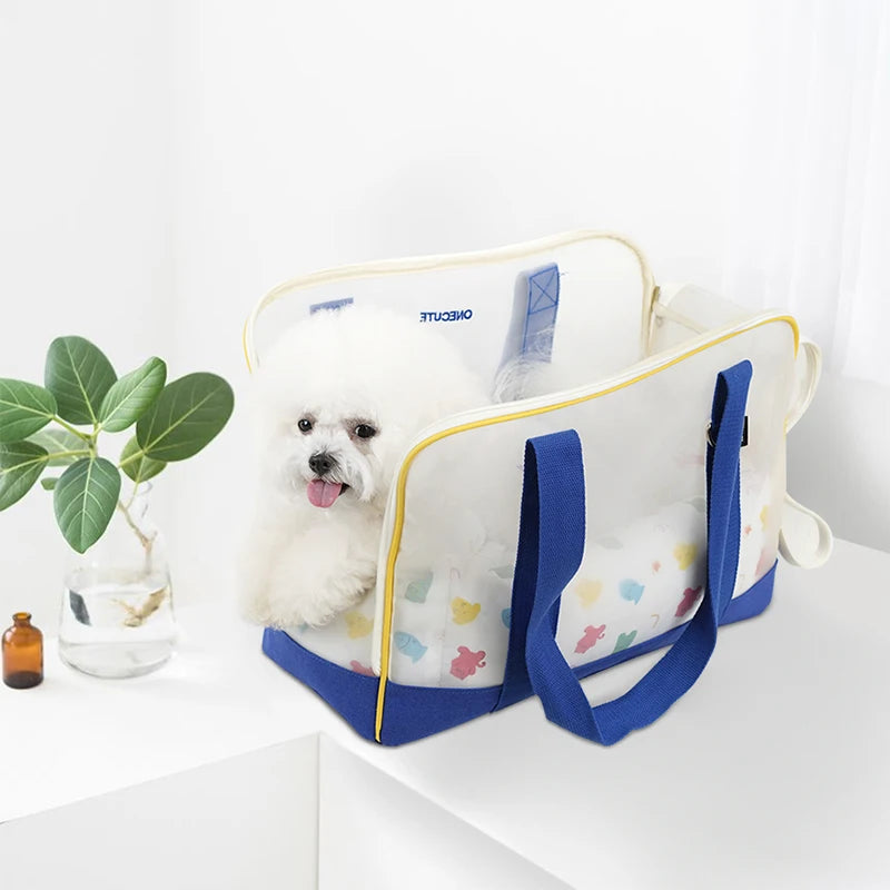Borsa Trasportino Trasparente per Cani e Gatti fino a 6 kg