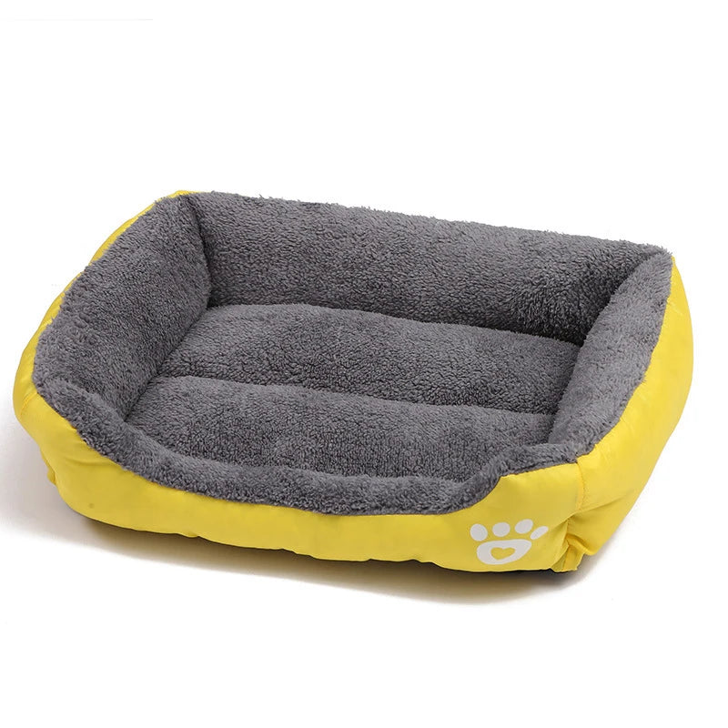 Cuccia Divano Quadrata Imbottita e Lavabile per Cani
