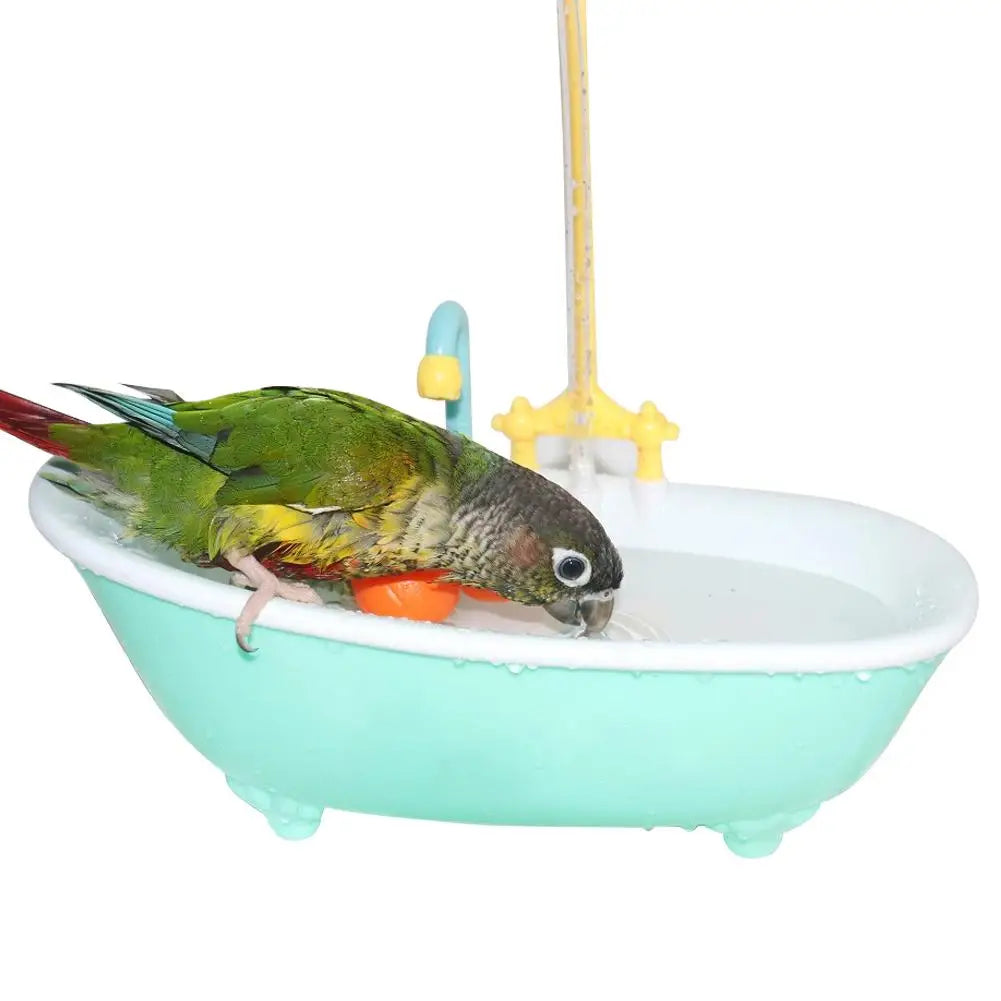 Vasca da Bagno Automatica da Agganciare per Pappagalli