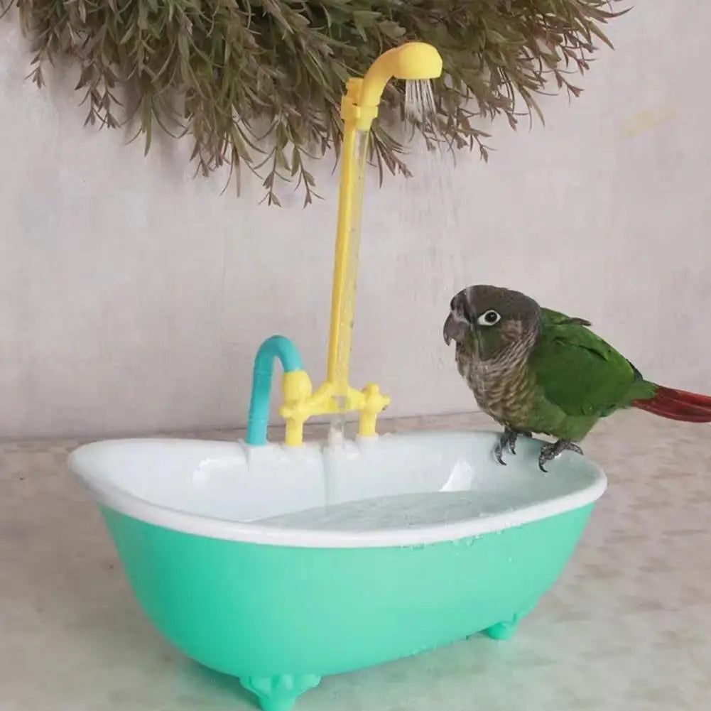 Vasca da Bagno Automatica da Agganciare per Pappagalli