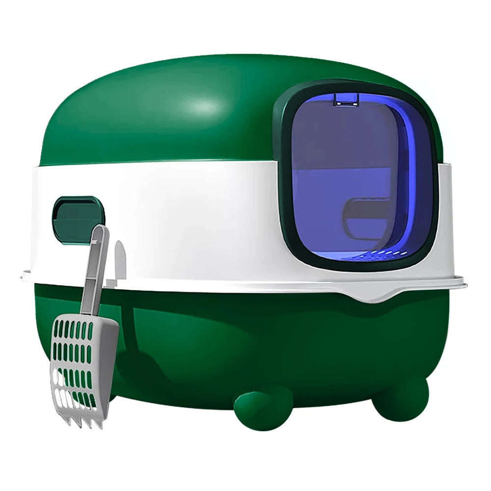 Lettiera Chiusa a Cupola per Gatti con Paletta Inclusa