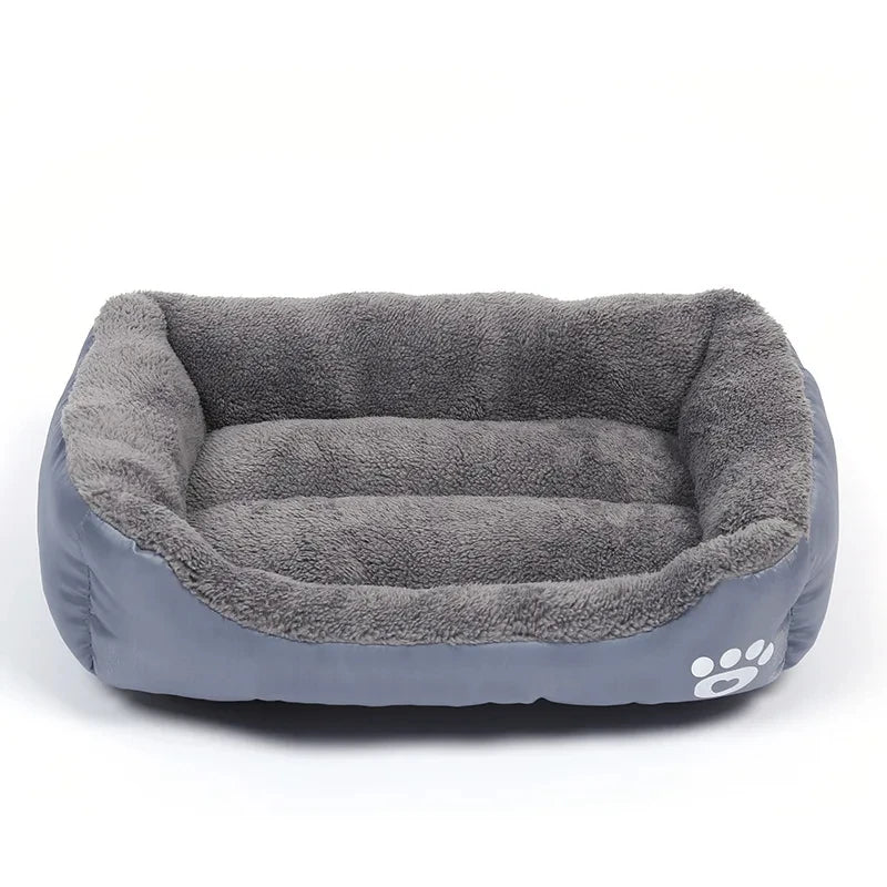 Cuccia Divano Quadrata Imbottita e Lavabile per Cani