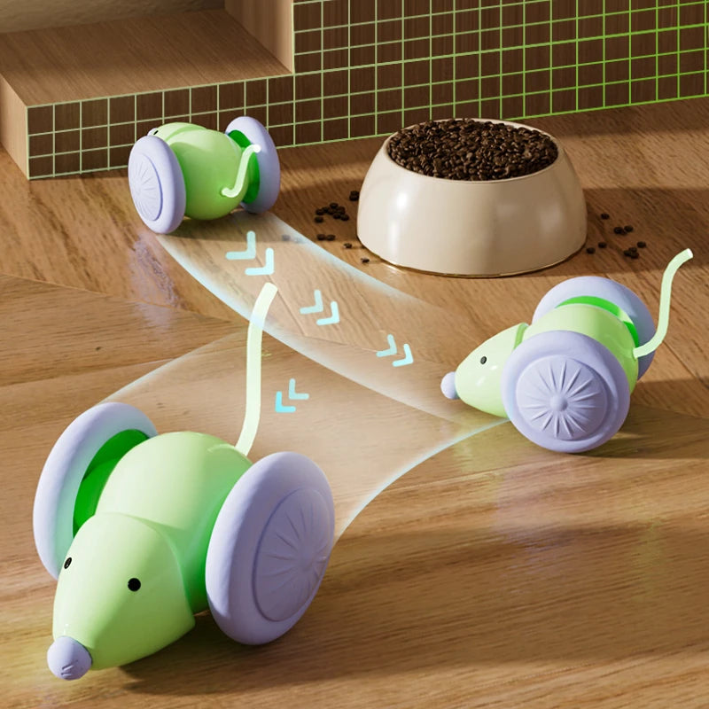 Topolino Elettrico Interattivo Ricaricabile per Gatti