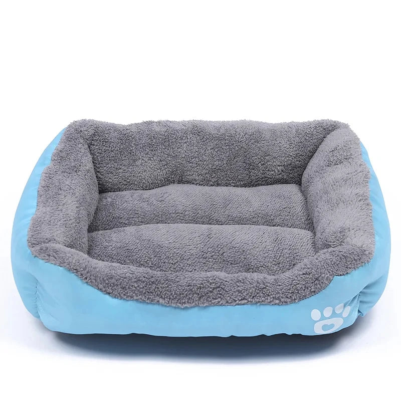 Cuccia Divano Quadrata Imbottita e Lavabile per Cani